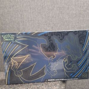 Pokemon Box with Blue and Gold Dragon Design